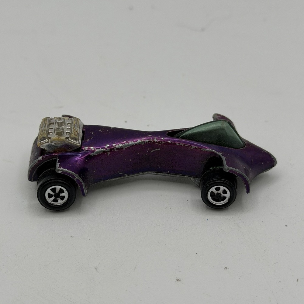 Vintage Johnny Lightning Topper WASP Purple Topper Die Cast Car 1970